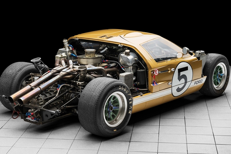 Ford 40 GT Mk II que foi ao pódio das 24H de Le Mans em leilão