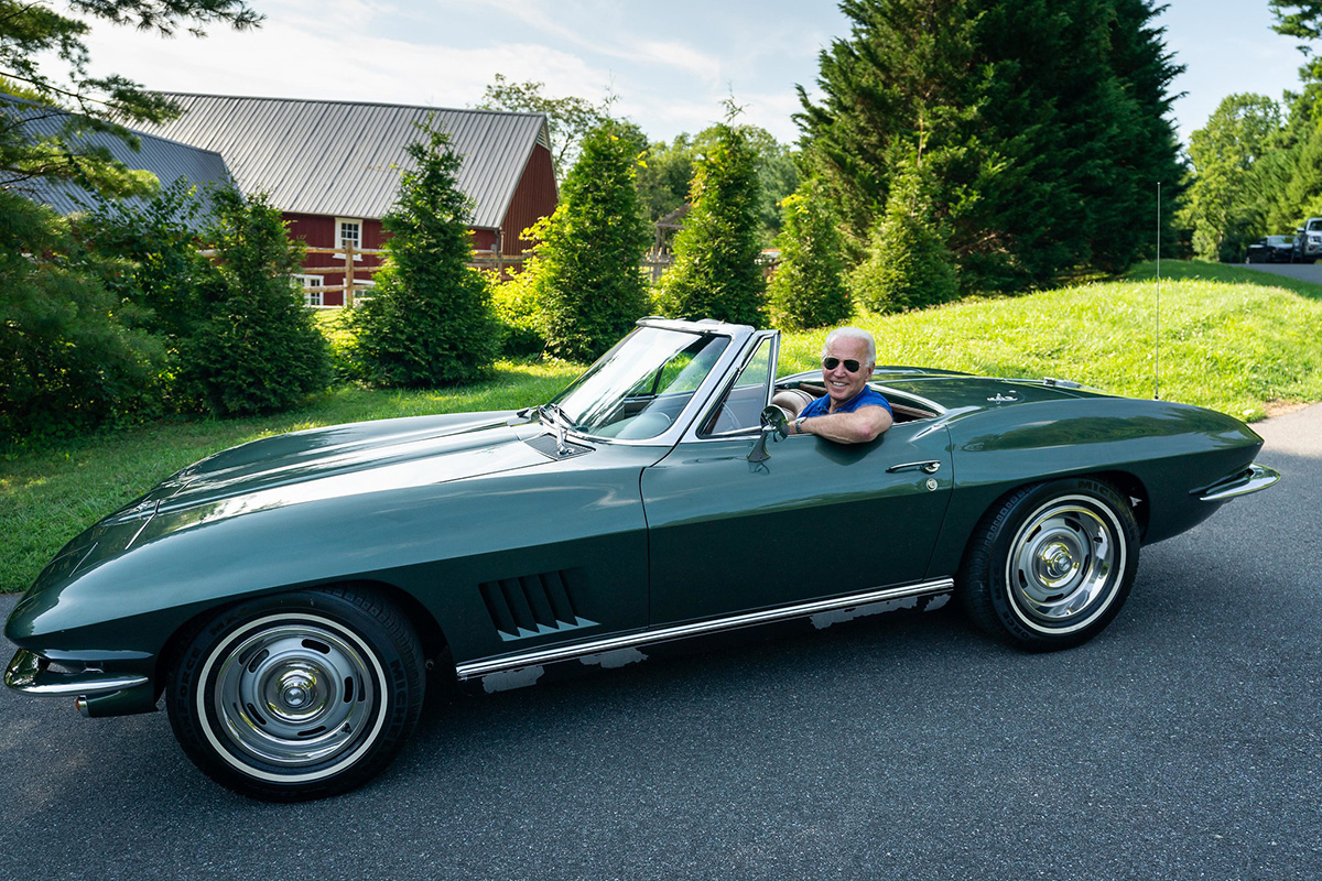 O Chevrolet Corvette de Joe Biden