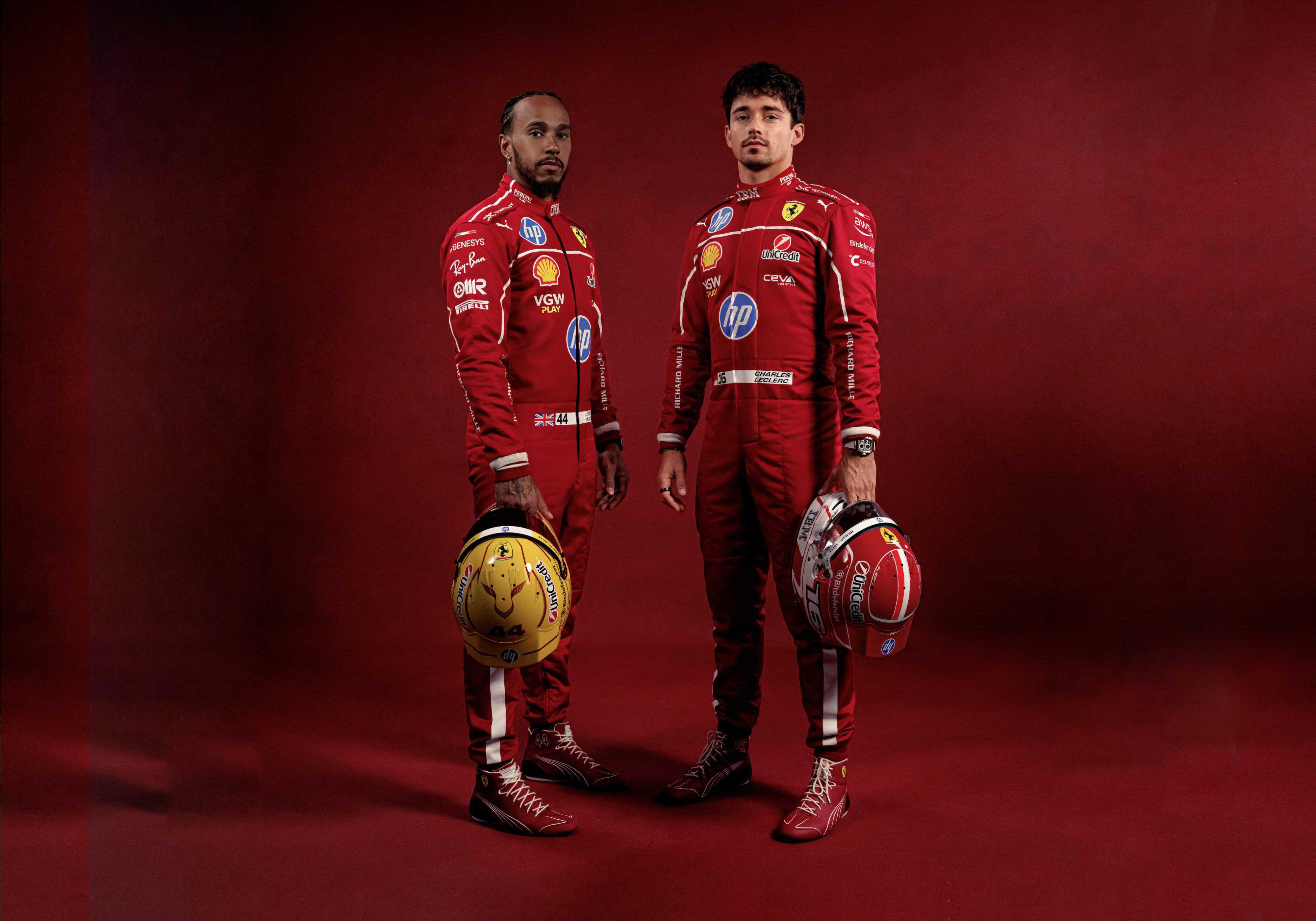 Lewis Hamilton e Charles Leclerc Revelam novos fatos de corrida Ferrari